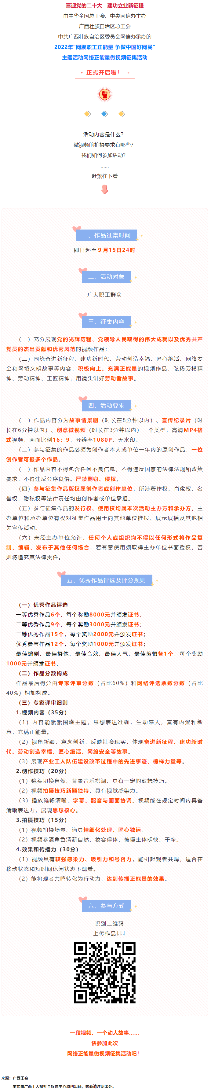 快看！2022年“網聚職工正能量 爭做中國好網民”微視頻征集活動來啦！.png