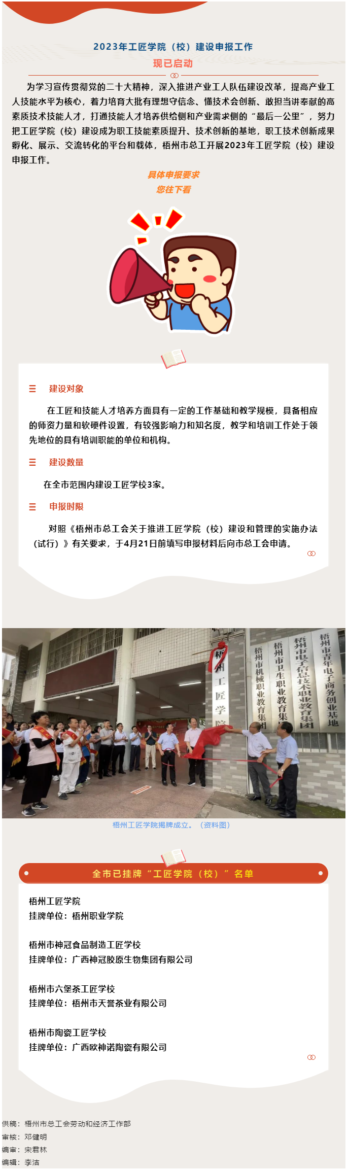 構(gòu)建高素質(zhì)技能人才培養(yǎng)新模式丨市總工會開展2023年工匠學(xué)院（校）建設(shè)申報工作.png