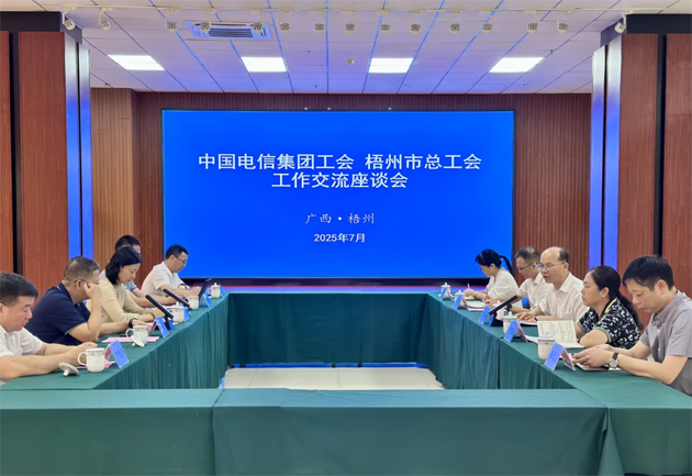 中國電信集團(tuán)工會(huì)調(diào)研組到梧州市調(diào)研工會(huì)工作