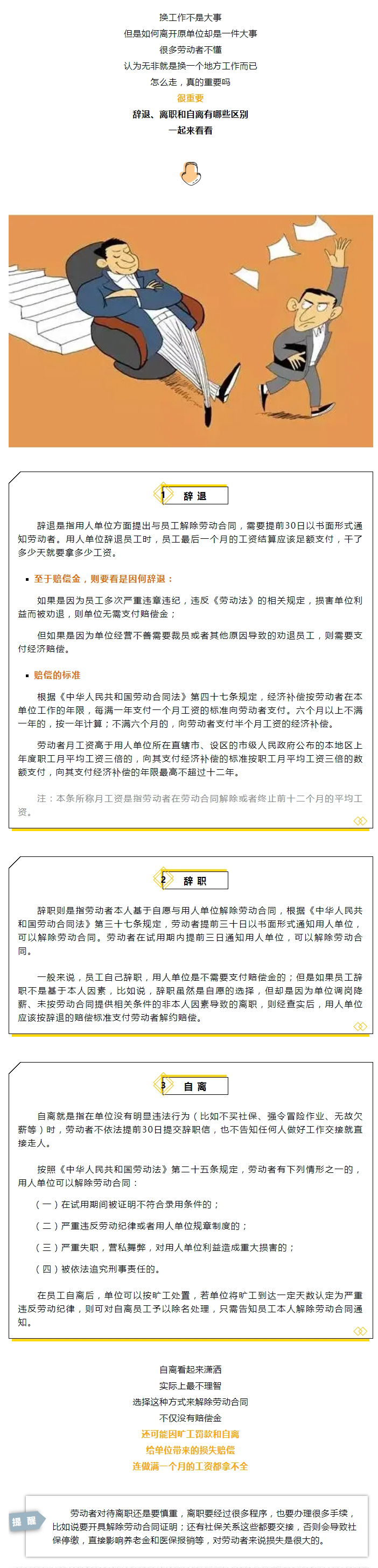 說走咱就走？辭職、辭退和自離，工資結算標準大不同！不知道就虧大了→.jpg